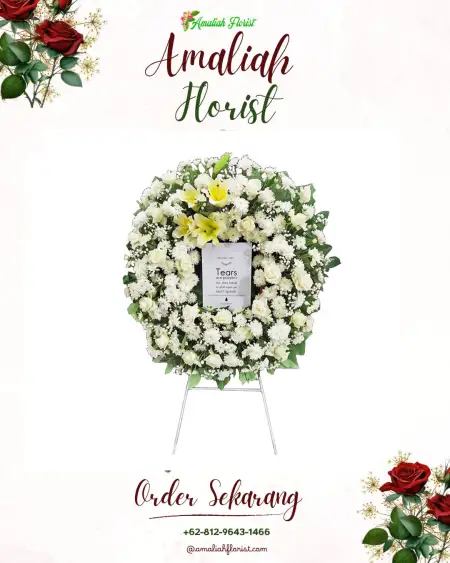 Krans Bunga Duka Pasayangan